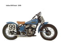 Indian Scout 648 1948 motorbike A4 Photo Print