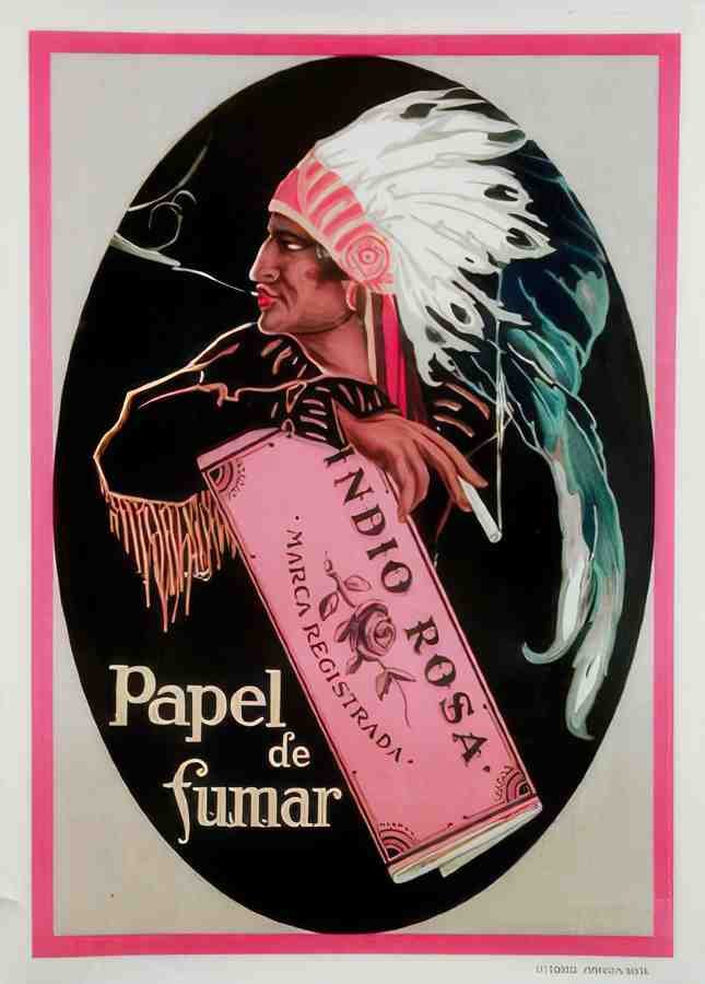 Indian Vintage Advert A4 Photo Print