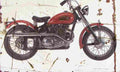 Indian WarriorTT 1950 Aged Vintage A4 Photo Print