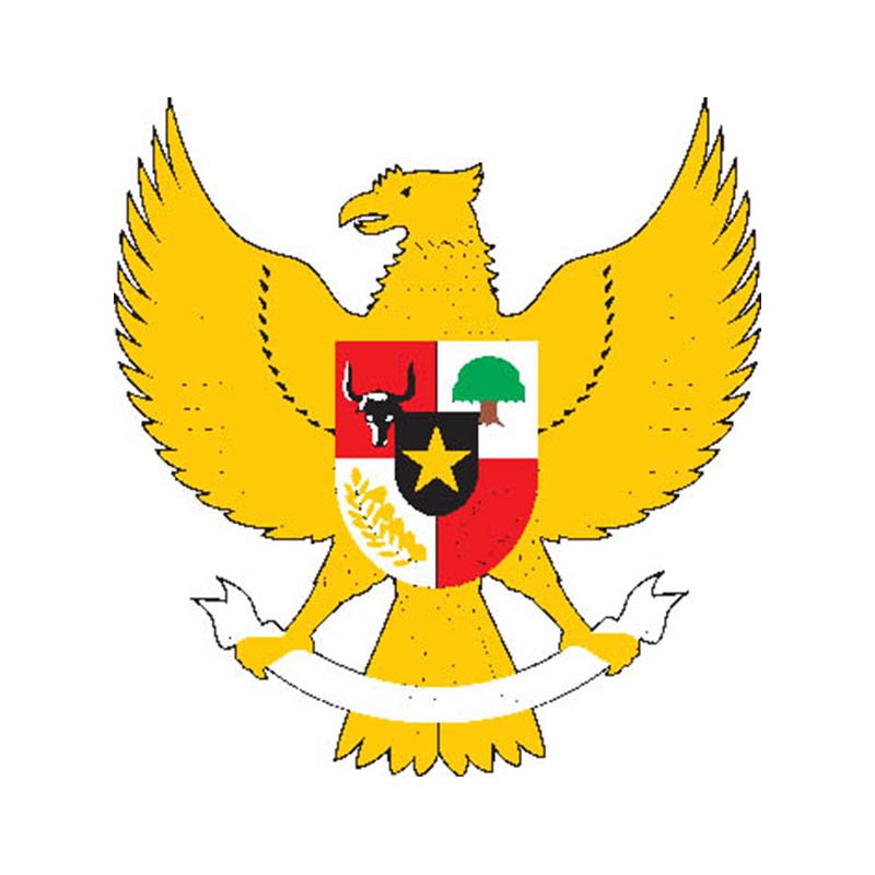 Indonesia Coat Of Arms N164 A4 Photo Print
