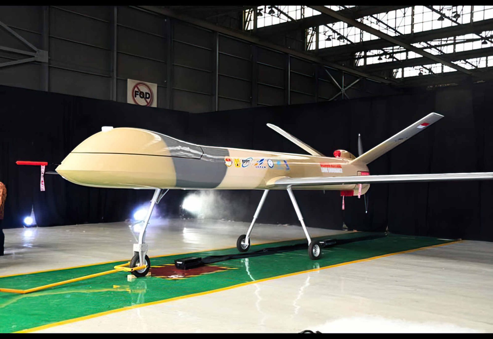 Indonesian Aerospace Elang Hitam Ucav Attack Drone A4 Photo Print