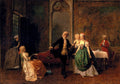 Induno Cavaliere Gerolamo The Dancing Lesson Art A4 Photo Print UK
