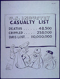 Industry Casualties Owi Vintage Retro Advert Ads A4 Photo Print