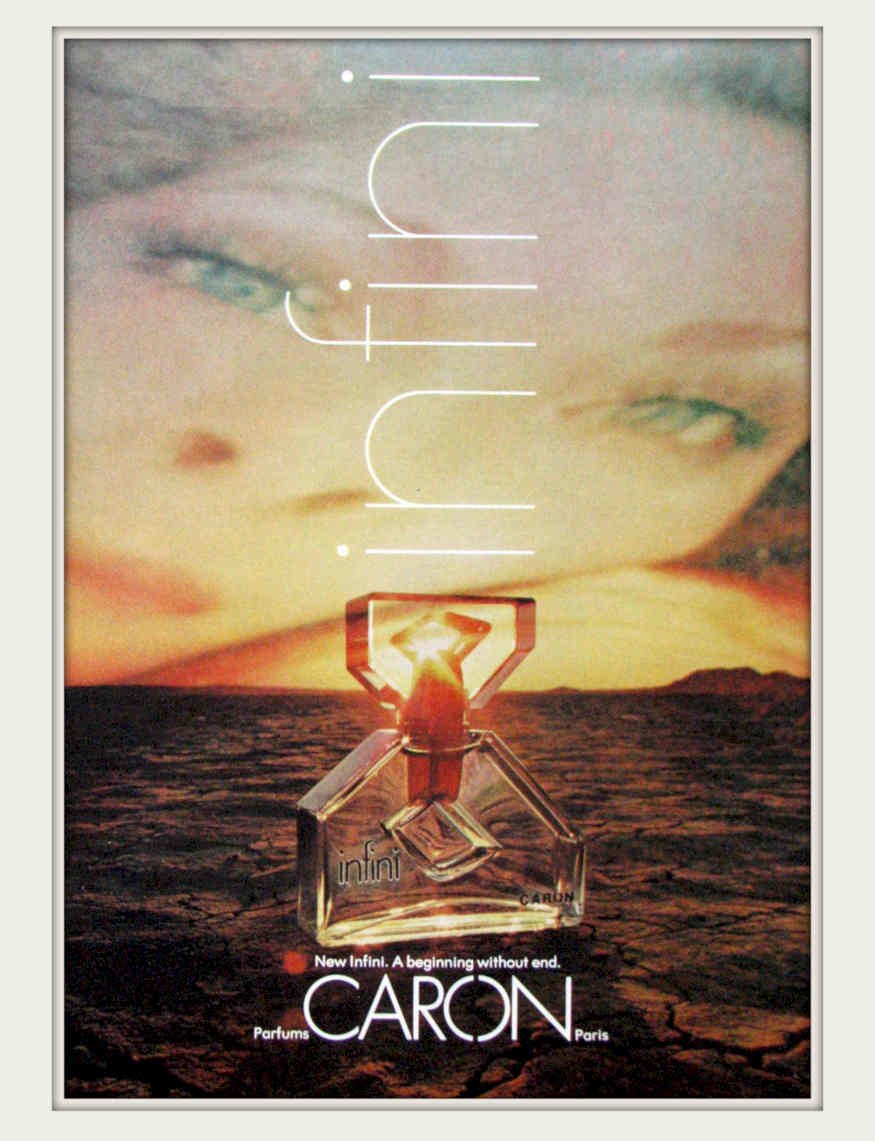Infini Perfume Bottle Vintage Retro Advert Poster A4 Photo Print