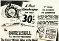 Ingersoll Watch Radio Vintage Retro Advert Poster A4 Photo Print