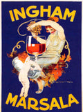Ingham Marsala Wine Vintage Retro Advert Poster A4 Photo Print