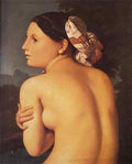 Ingres Half Figure Of A Bather A4 Photo Print