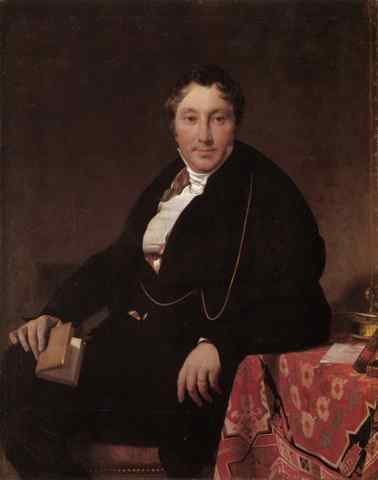 Ingres Jacques Louis Leblanc A4 Photo Print