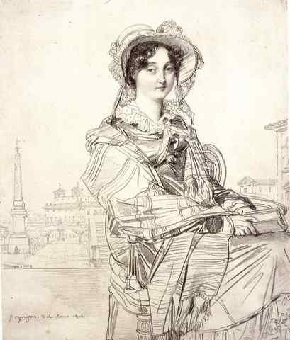 Ingres Mrs Charles Badham A4 Photo Print