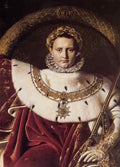 Ingres Napoleon I On His Imperial Throne Detail A4 Photo Print