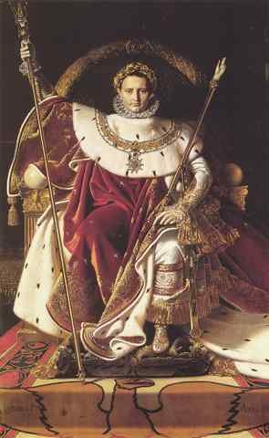Ingres Napoleon I On His Imperial Throne A4 Photo Print