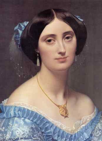 Ingres Princess Albert De Broglie Detail A4 Photo Print