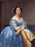 Ingres Princess Albert De Broglie A4 Photo Print