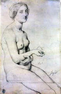 Ingres Study For Venus A Paphos A4 Photo Print