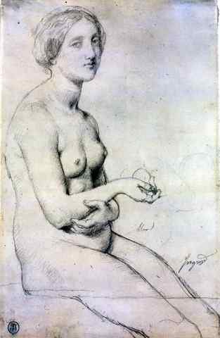 Ingres Study For Venus A Paphos A4 Photo Print