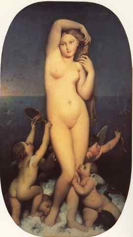 Ingres Venus Anadyomene A4 Photo Print