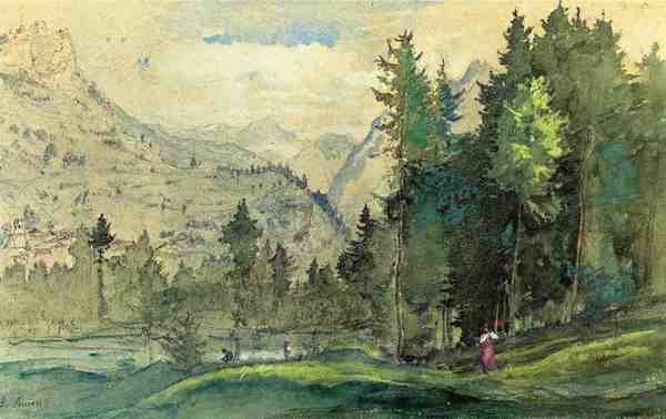 Inness George Baberini Italy A4 Photo Print