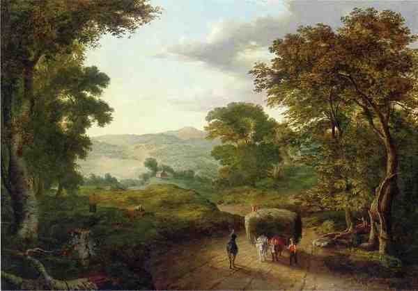 Inness George Berkshire Hills A4 Photo Print