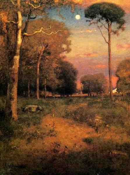 Inness George Early Moonrise Florida Aka Early Morning Florida A4 Photo Print