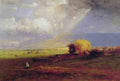 Inness George Passing Clouds Passing Shower A4 Photo Print