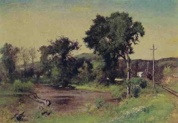 Inness George Pompton Junction A4 Photo Print