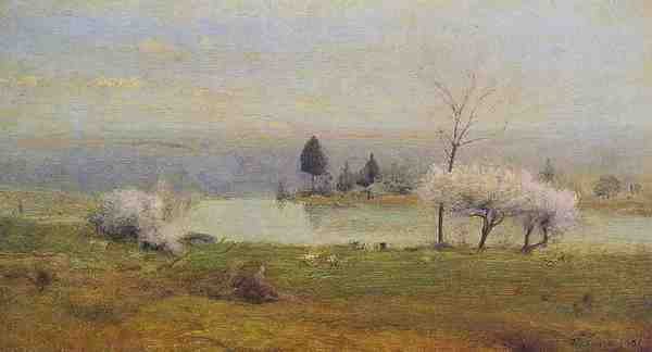 Inness George Pond At Milton On The Hudson A4 Photo Print