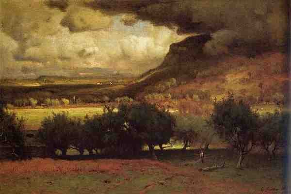 Inness George The Coming Storm 1878 A4 Photo Print
