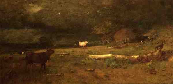 Inness George The Coming Storm Aka Approaching Storm A4 Photo Print