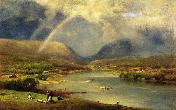 Inness George The Deleware Water Gap A4 Photo Print