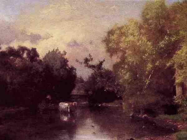 Inness George The Pequonic New Jersey A4 Photo Print