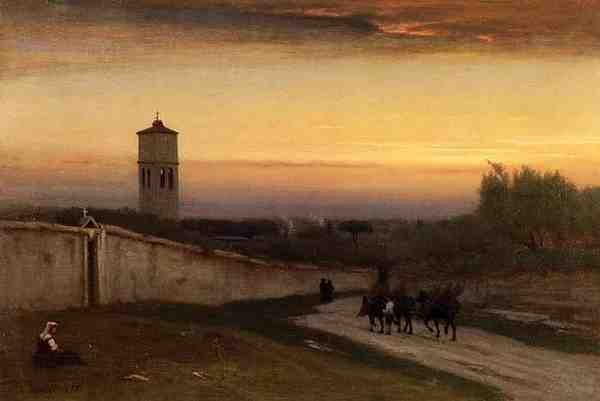 Inness George Twilight A4 Photo Print