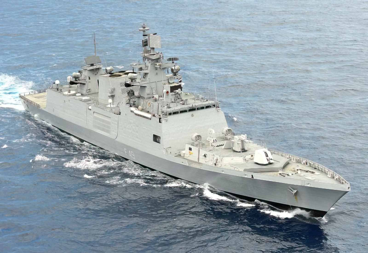 Ins Sahyadri F49 Guided Missile Frigate India A4 Photo Print