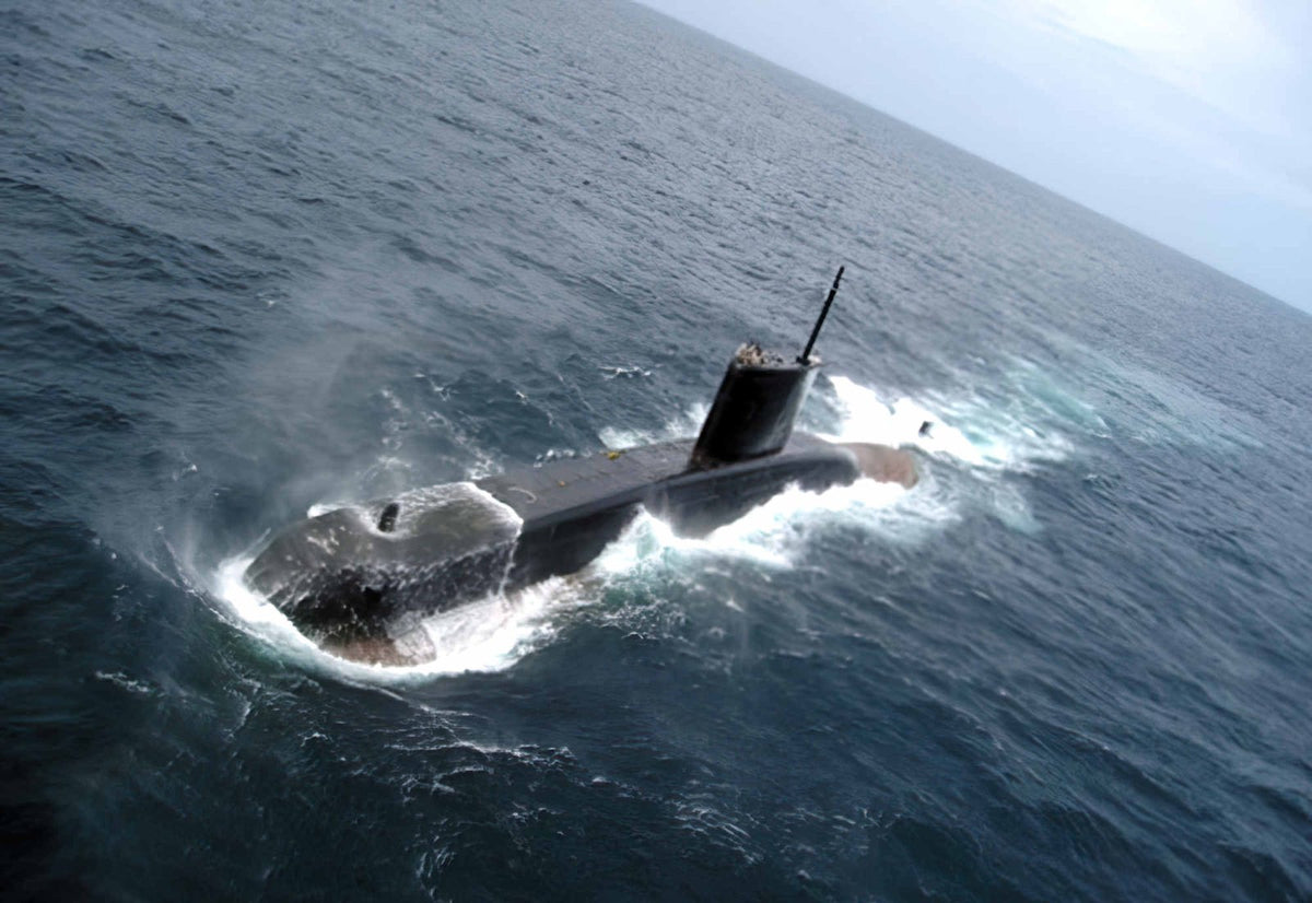 Ins Shishumar S44 Dieselelectric Attack Submarine Indian Navy A4 Photo Print