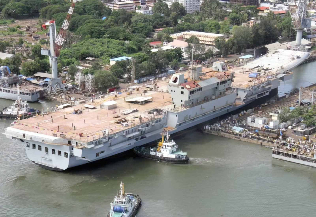 Ins Vikrant Aircraft Carrier Indian Navy A4 Photo Print