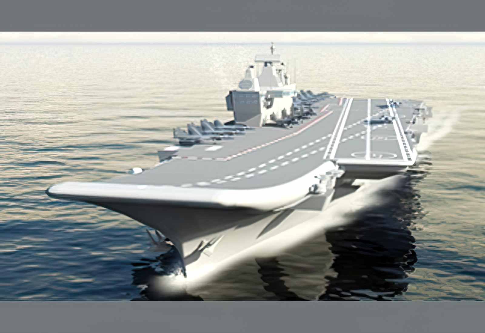 Ins Vishal Aircraft Carrier Indian Navy A4 Photo Print