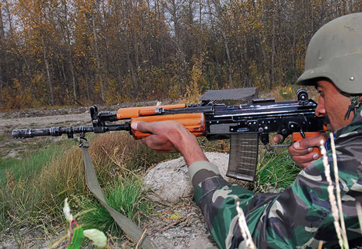 Insas Assault Rifle A4 Photo Print