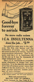 Insultenna Aerial Radio Vintage Retro Advert Ads A4 Photo Print