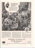 Insurance House Fire Vintage Retro Advert Ads A4 Photo Print