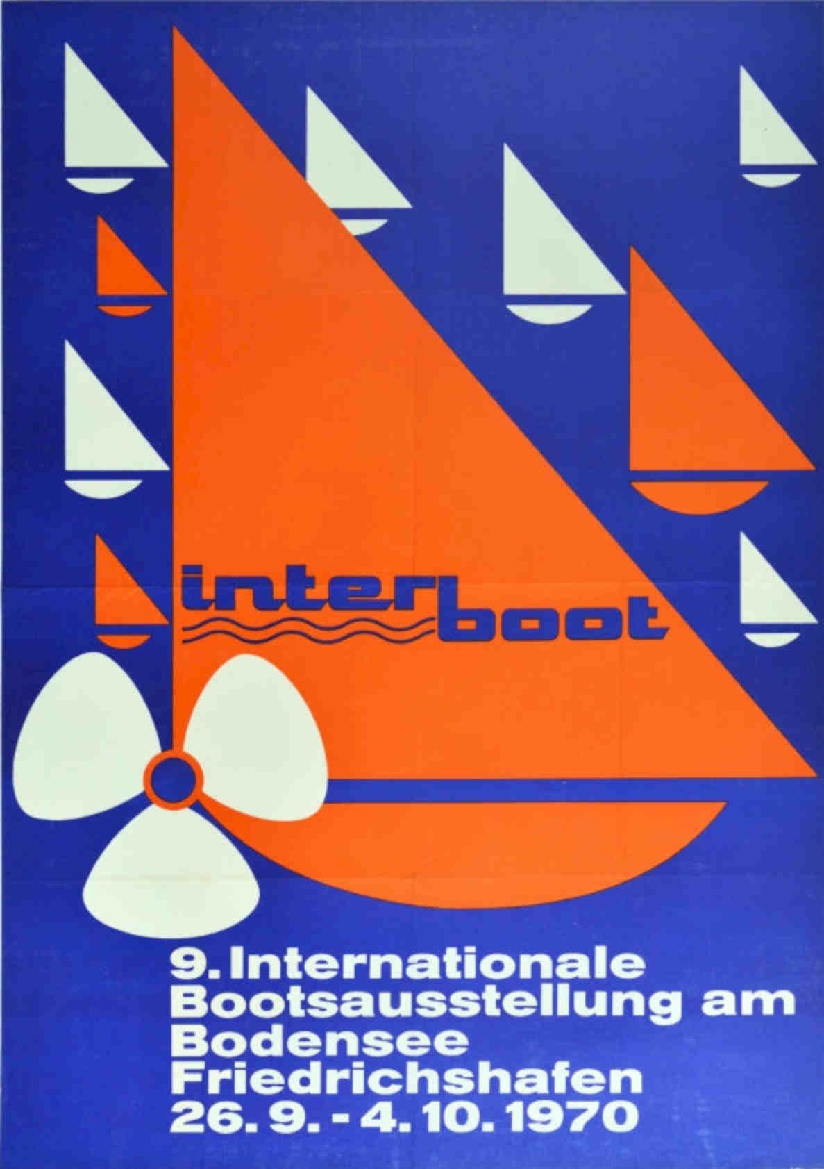 Interboot Boat Exhibition Vintage Retro Advert Poster A4 Photo Print
