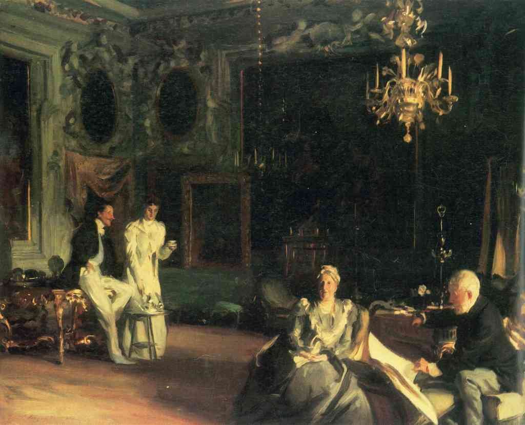 Interior In Venice John Singer Sargent Impressionism American A4 Photo Print