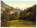 Interlaken Bernese Oberland 3 Vintage A4 Photo Print