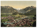 Interlaken Bernese Oberland Switzerland Vintage A4 Photo Print