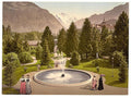 Interlaken Kursall I Bernese Oberland Vintage A4 Photo Print