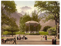 Interlaken Music Pavillion Bernese Oberland Vintage A4 Photo Print