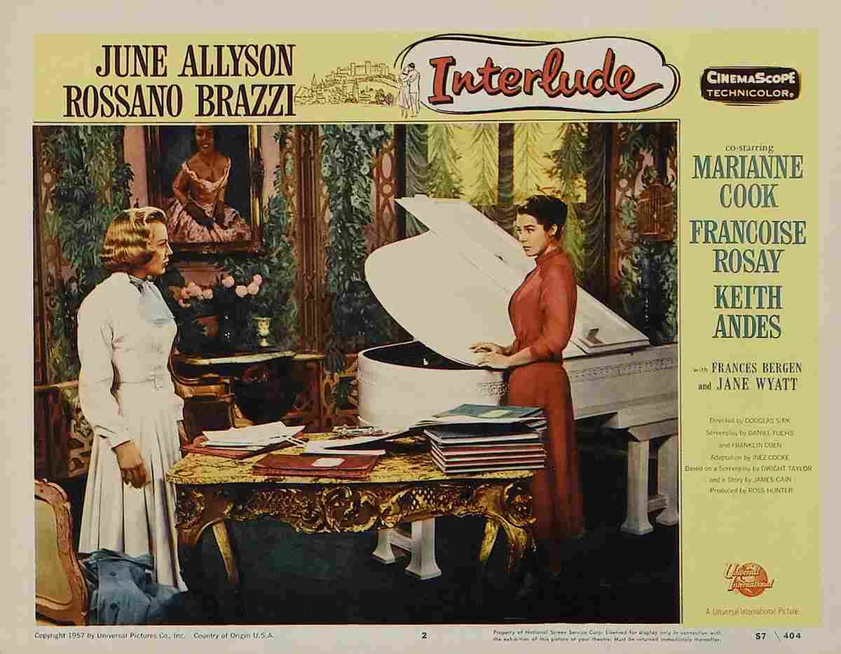 Interlude 1957 03  film star poster A4 Photo Print