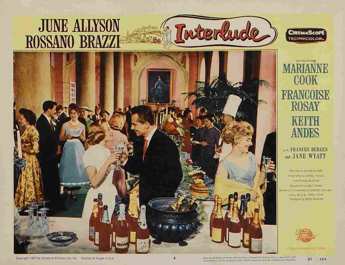 Interlude 1957 05  film star poster A4 Photo Print