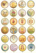 International Art Glass 1914 Assorted emblems A4 Photo Print