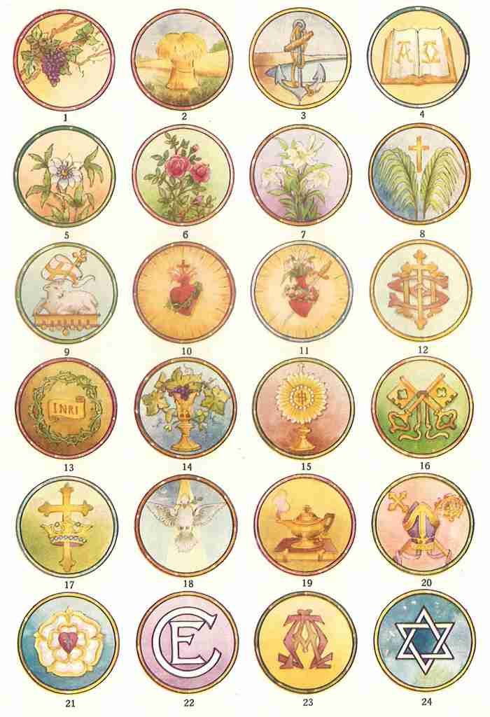 International Art Glass 1914 Assorted emblems A4 Photo Print