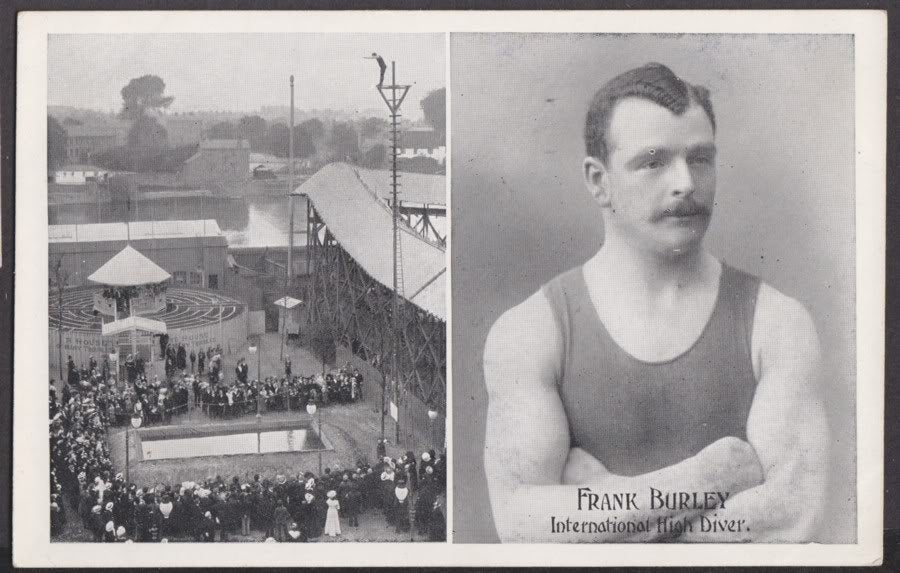 International High Diver Frak Burley Vintage A4 Photo Print