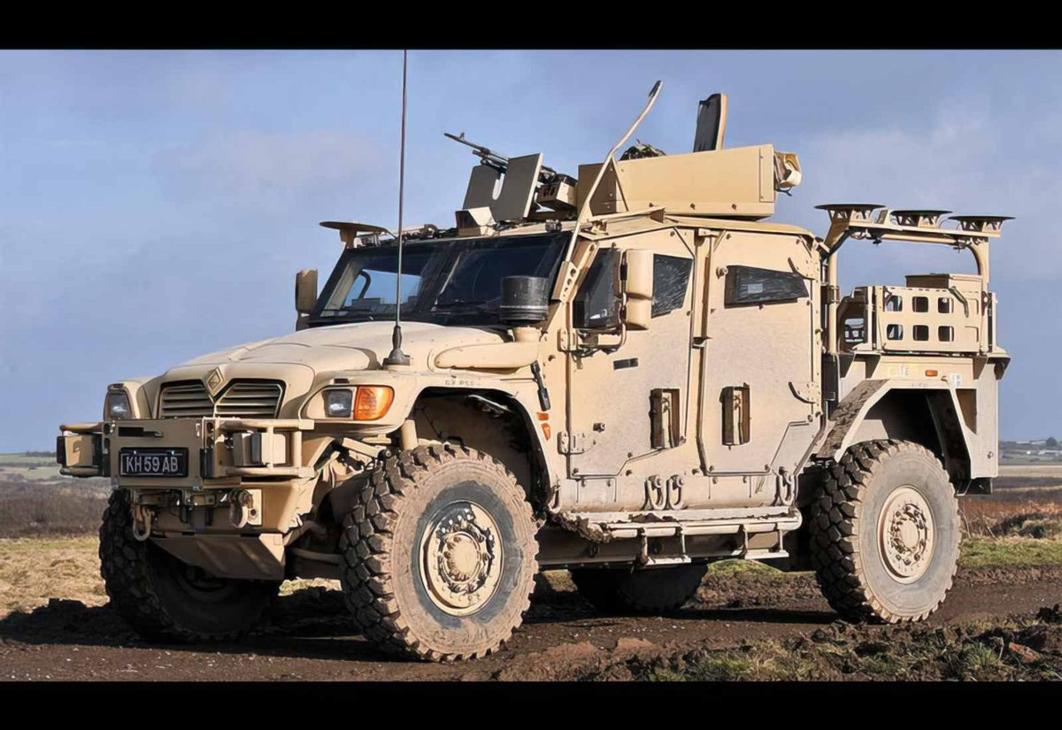 International Mxt Mv Mrap Vehicle United States A4 Photo Print